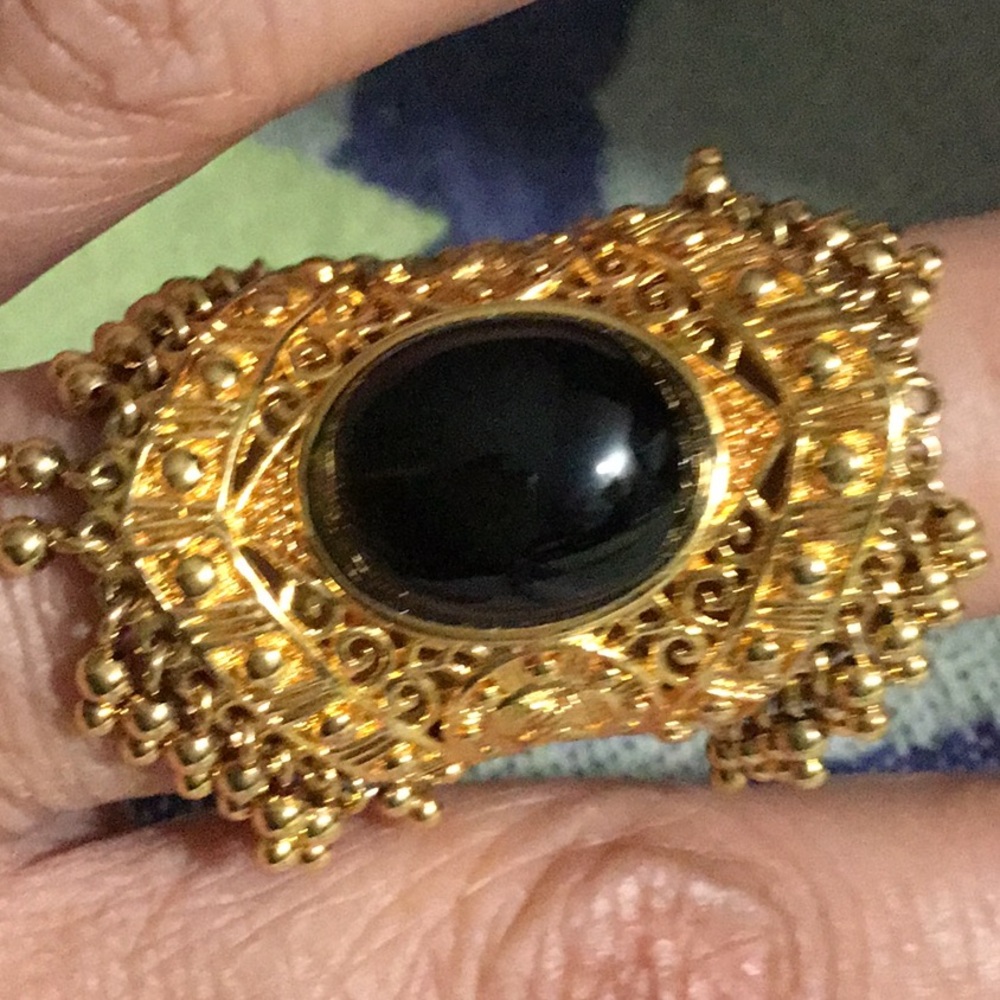 Gold Tone 24K plated ring